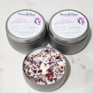 Peony Amberwood Candle