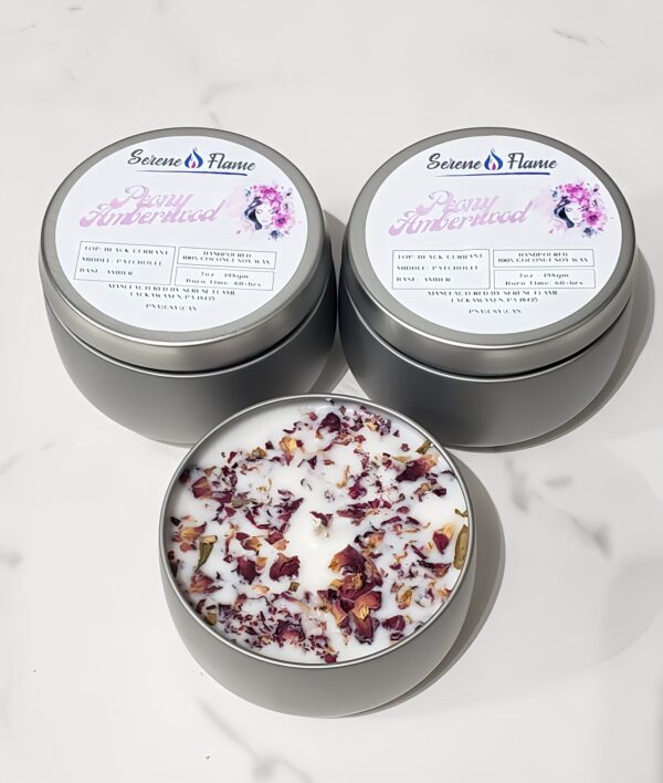 Peony Amberwood Candle