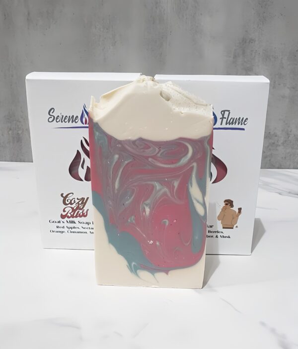 Cozy Bliss Goat's Milk Soap Bar Open