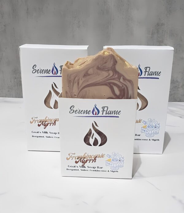 Frankincense Myrrh Goat's Milk Soap Bar