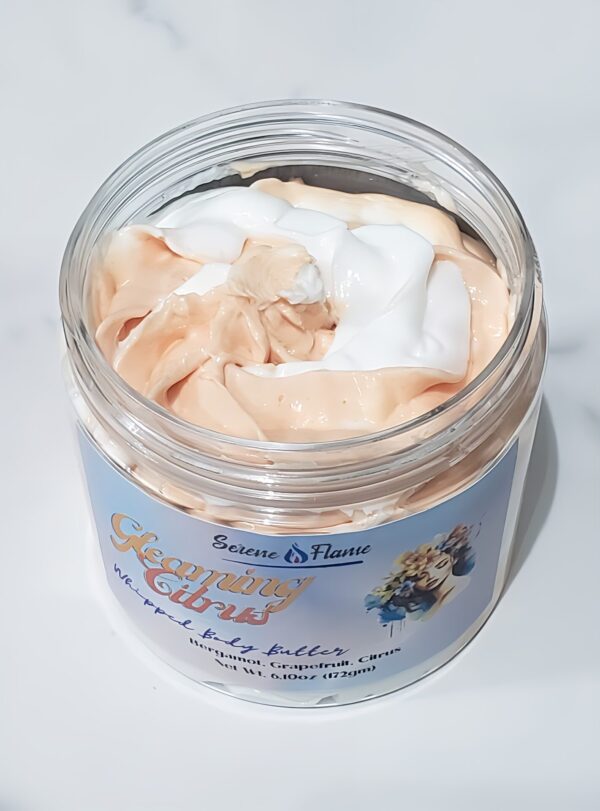 Gleaming Citrus Whipped Body Butter Open