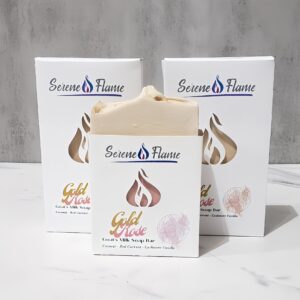 Gold Rose Goat's Milk Soap Bar