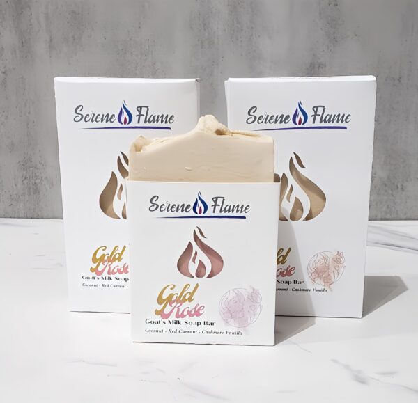 Gold Rose Goat's Milk Soap Bar