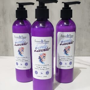 Lavender Hemp Shea Lotion Trio