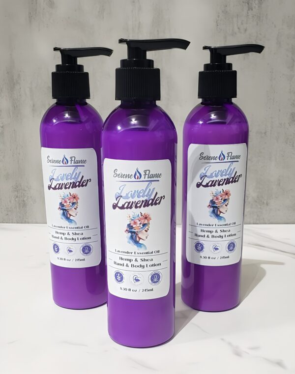 Lavender Hemp Shea Lotion Trio