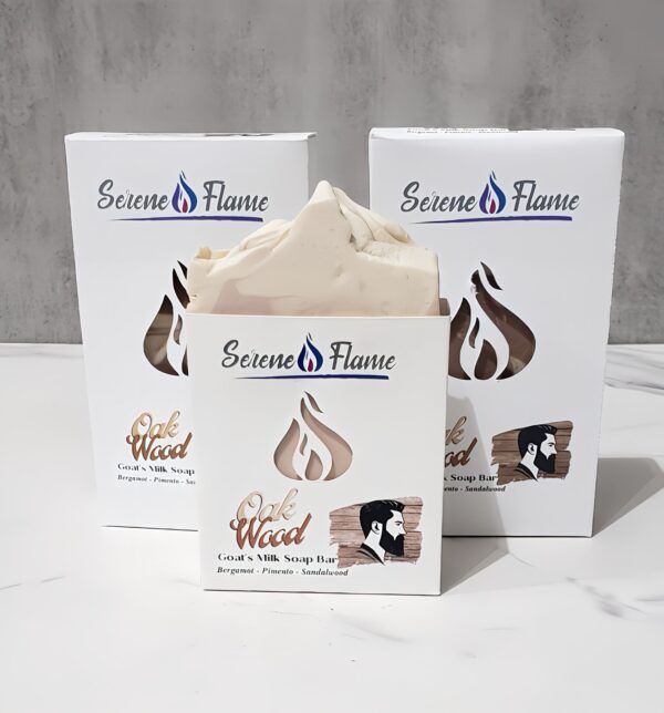 Oak Wood Goat's Milk Soap Bar