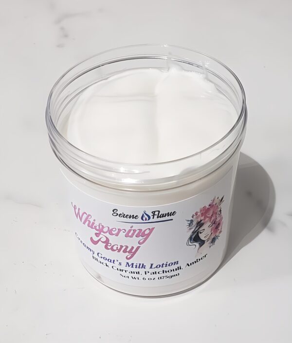 Whispering Peony Open Goats Milk Lotion