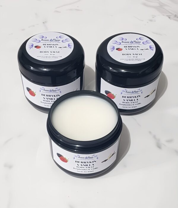 Berrykin Vanilla Body Salve Open