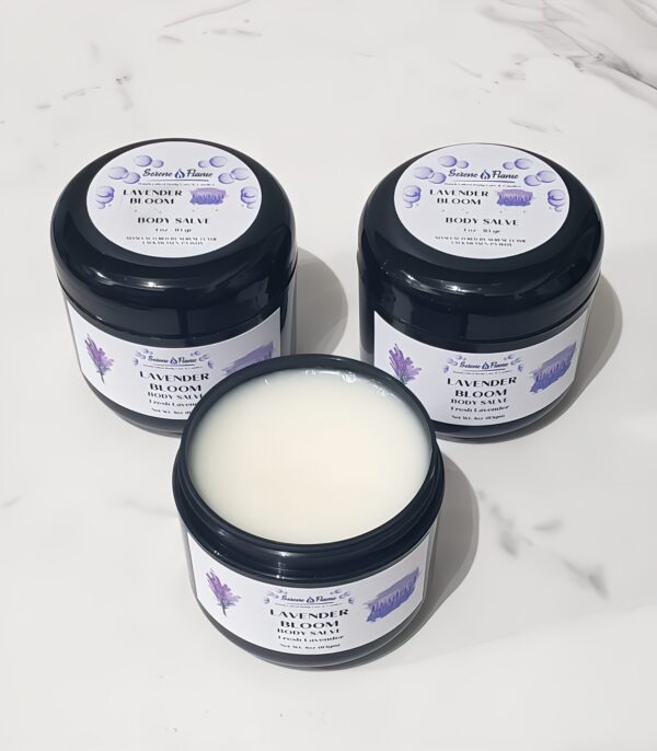 Lavender Bloom Body Salve Open