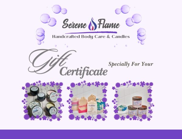 Serene Flame Gift Certificate