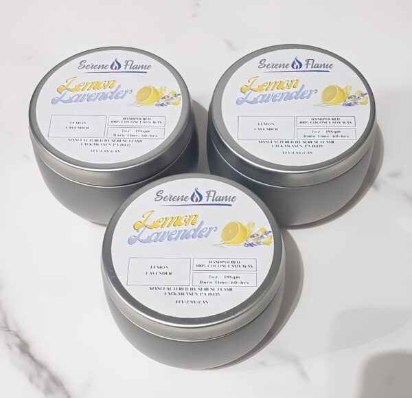 Lemon Lavender Candle - Image 2