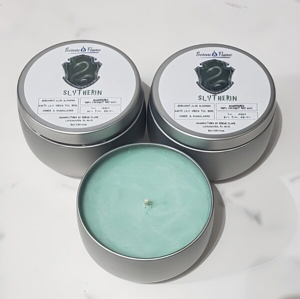 Hogwarts House Slytherin Candle